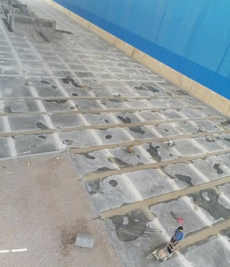 بتن ریزی کف سوله 5000 متر سمنان